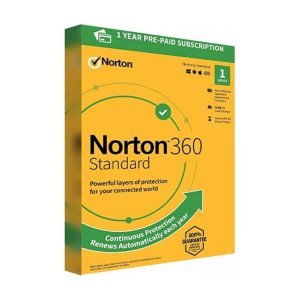 Norton 360 Standard 10 GB Cloud Storage (1 Device, 1 Year, USA)